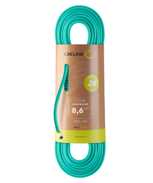 エーデルリッド シスキン エコ ドライ 8.6mm クライミング 登山 ( Icemint ) 50m | EDELRID Siskin Eco Dry 8.6mm [e]