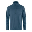 フェールラーベン アビスコ ライト ハーフジップ フリース メンズ ( Indigo Blue ) | FJALLRAVEN Abisko Lite half ...