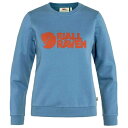 フェールラーベン ロゴ セーター レディース ( Dawn Blue / Terracotta Brown ) | FJALLRAVEN Logo Sweate...