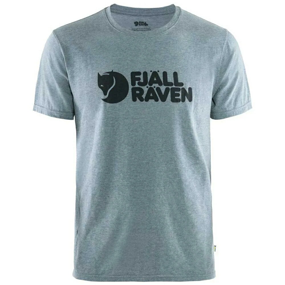 樂天商城 - フェールラーベン ロゴ ショートスリーブ Tシャツ メンズ （ Uncle Blue / Melange ） | FJALLRAVEN Logo short sleeve T-shirt [t]