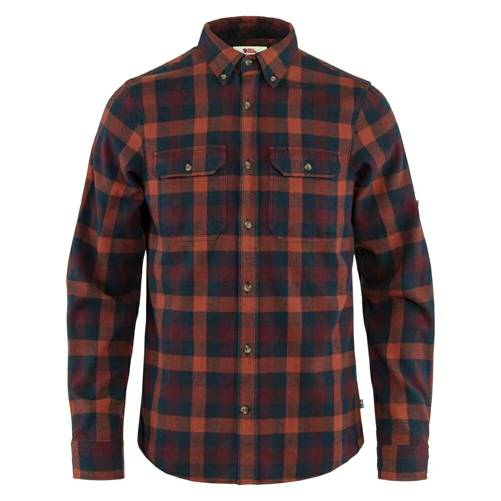 フェールラーベン スコグ ロングスリーブ シャツ メンズ （ Navy ） | FJALLRAVEN Skog long sleeve shirt 