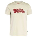 フェールラーベン ロゴ ショートスリーブ Tシャツ メンズ ( Chalk White ) | FJALLRAVEN Logo short sleeve T-s...