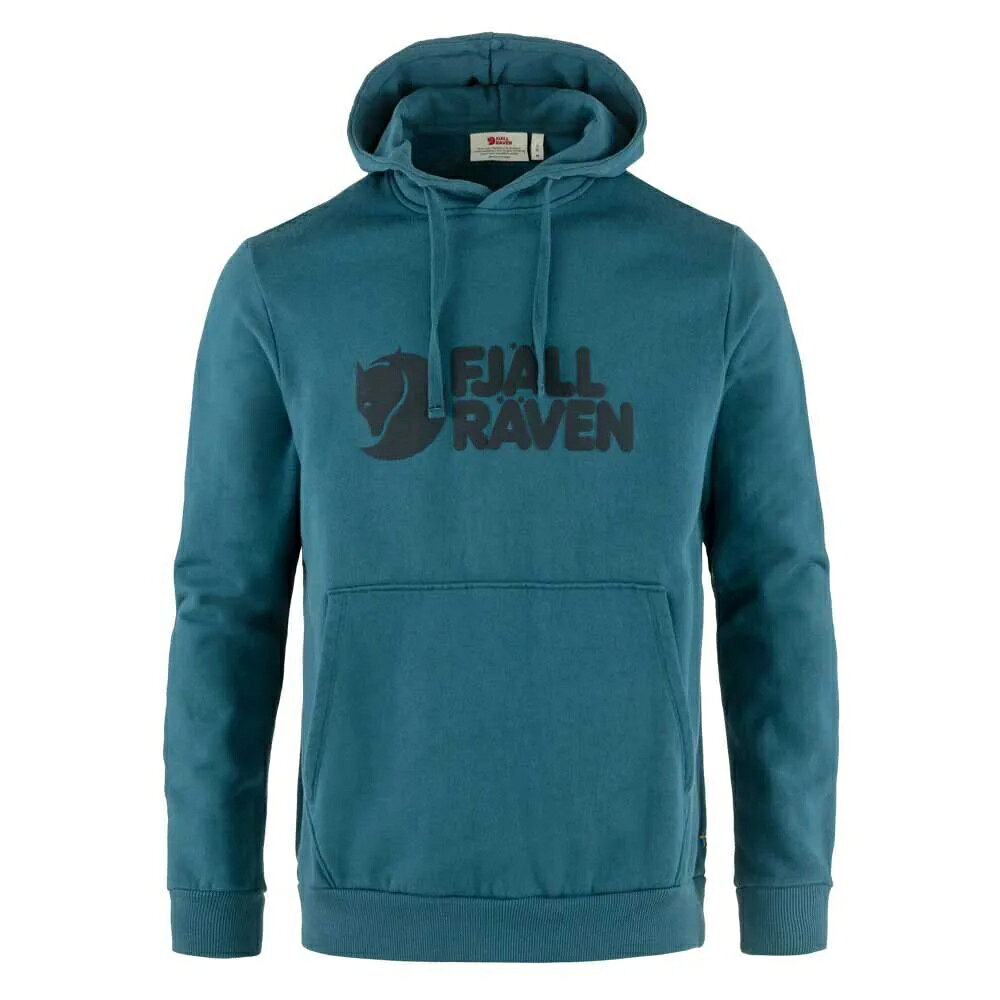 フェールラーベン ロゴ パーカ メンズ （ Deep Sea ） | FJALLRAVEN Logo parka [t]