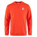 フェールラーベン 1960 ロゴ バッジ セーター メンズ ( Flame Orange ) | FJALLRAVEN 1960 Logo Badge Swea...