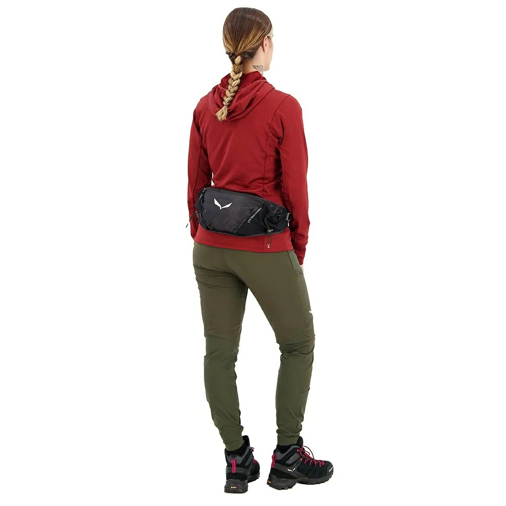 ����� �饤�� �ȥ쥤�� 3L �������� �Хå� �� Black �� | SALEWA Lite Train 3L waist bag [t]
