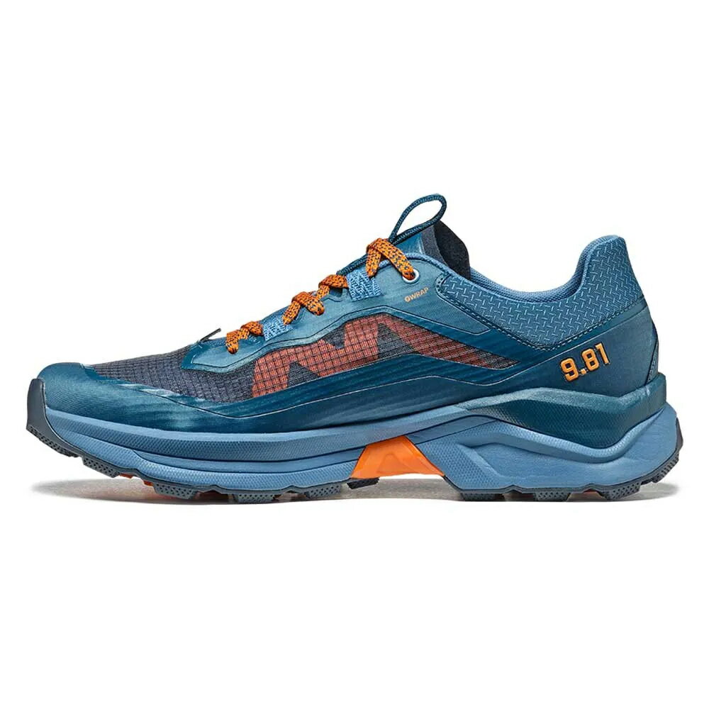 ガルモント 9.81 エンゲージ ハイキング シューズ メンズ （ Corsair Blue / Persimmon Orange ） | GARMONT 9.81 Engage hiking shoes [t]