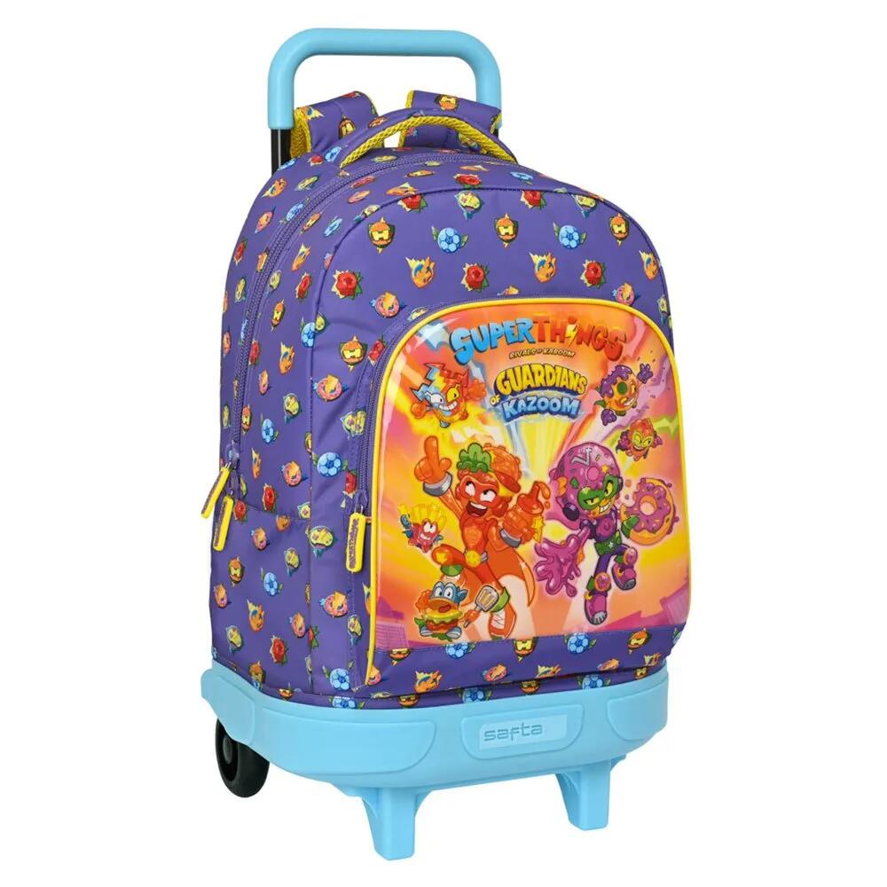 サフタ スーパーシングス ガーディアンズ・オブ・カズーム 33L 33x45x22 cm ホイールド バックパック （ Multicolor ） | SAFTA Superthings Guardians Of Kazoom 