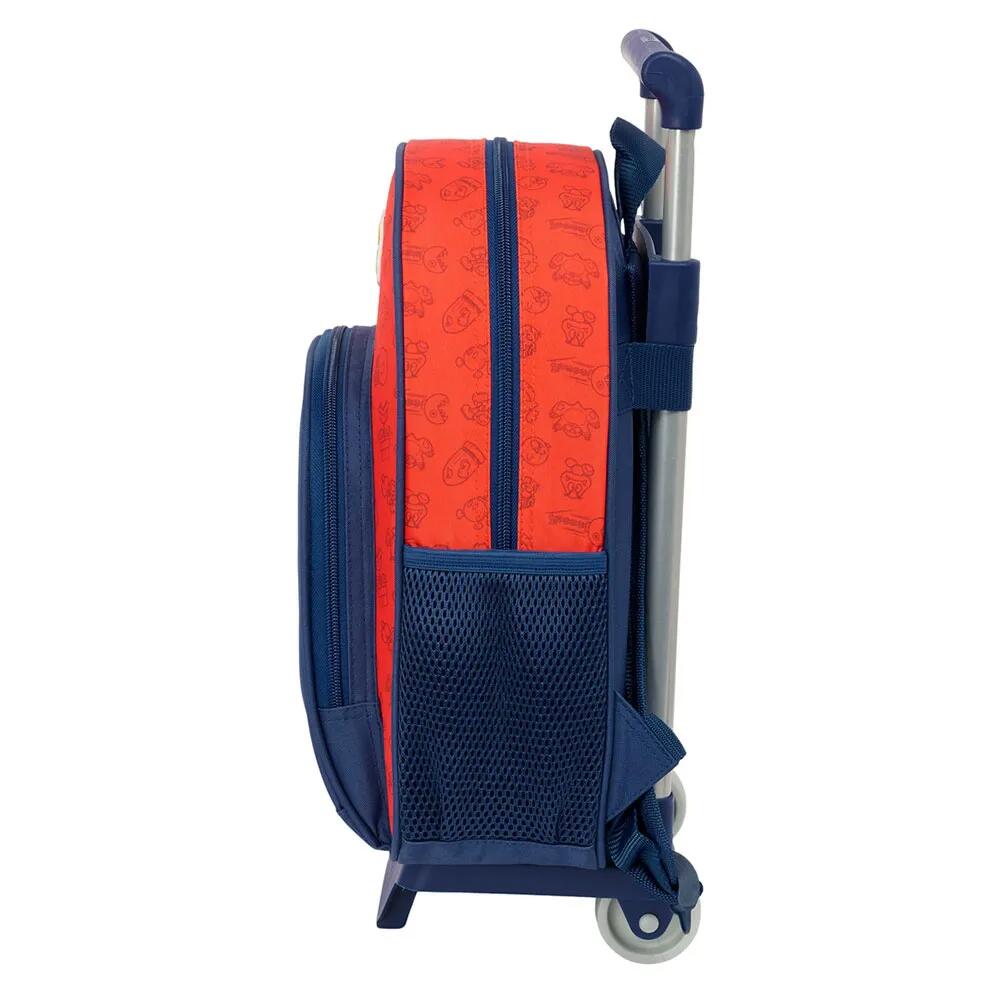 ���ե� �����ѡ��ޥꥪ �ȥ�å� �ۥ������ �Хå��ѥå� �� Multicolor �� | SAFTA Super Mario Trick Wheeled Backpack [t]