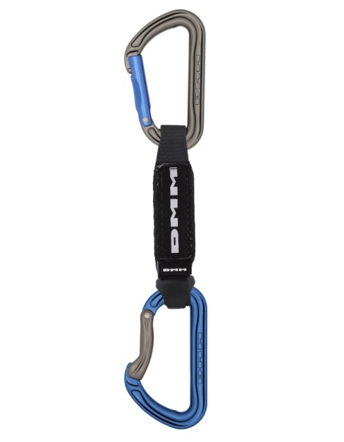 ディーエムエム シャドー クイックドロー クライミング 登山 ( Titaniumu / Blue ) 12cm | DMM Shadow Quickdraw 