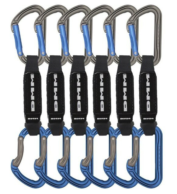ディーエムエム シャドー クイックドロー 6個パック クライミング 登山 ( Titanium / Blue ) 12cm | DM..