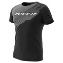 ディナフィット アルパイン 2 ショートスリーブ Tシャツ ( Black Out / Nimbus Melange Girls ) | DYNAFIT Alp...