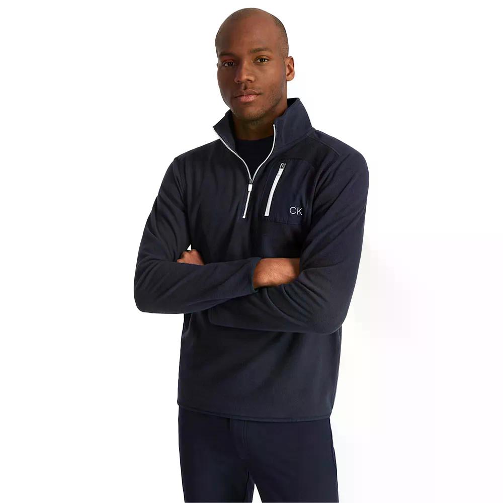 カルバン クライン ゴルフ プラネット ハーフジップ フリース （ Navy ） | CALVIN KLEIN GOLF Planet half zip fleece [t]