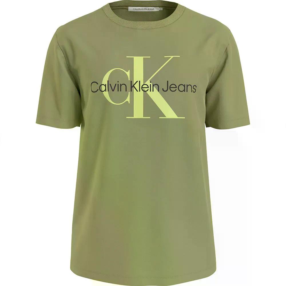 カルバン クライン ジーンズ シーズナル モノグラム ショートスリーブ Tシャツ （ DarkJuniper ） | CALVIN KLEIN JEANS Seasonal Monogram short sleeve T-shirt 