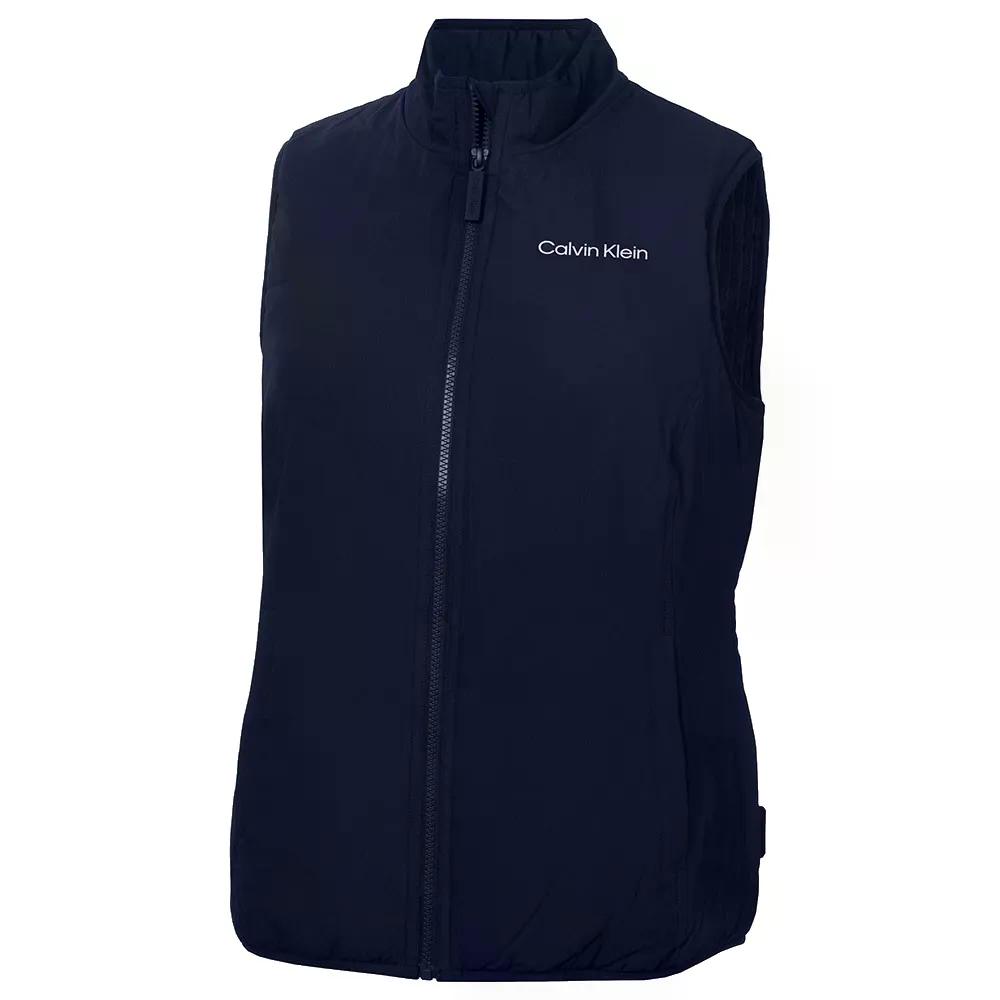 カルバン クライン ゴルフ フェイ フルジップ ベスト レディース （ Navy ） | CALVIN KLEIN GOLF Faye Full Zip vest Woman [t]