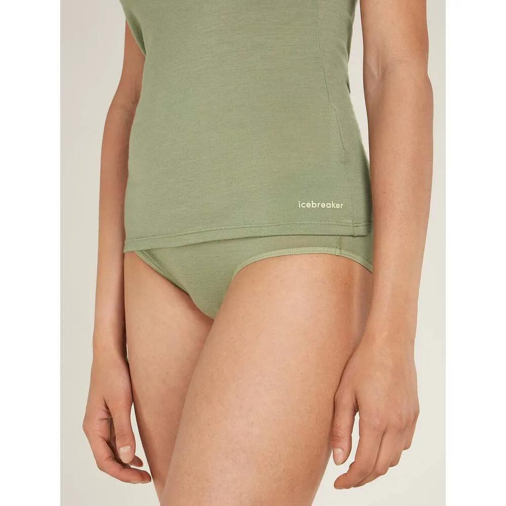 アイスブレーカー メリノ 150 サイレン スリーブレス ベース レイヤー レディース （ Lichen ） | ICEBREAKER Merino 150 Siren sleeveless base layer Women [t]