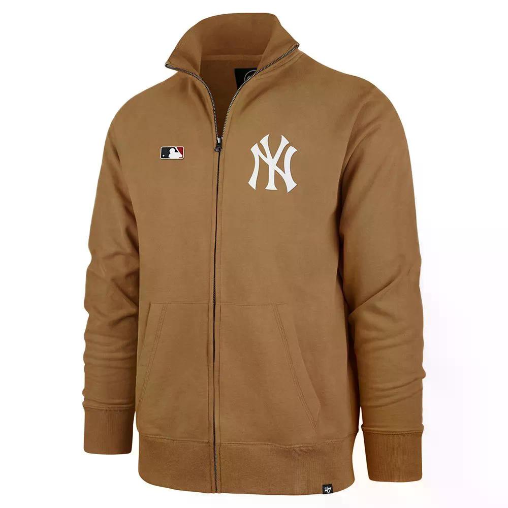 47 MLB New York Yankees Core Islington フルジップスウェットシャツ （ Camel ） [t]