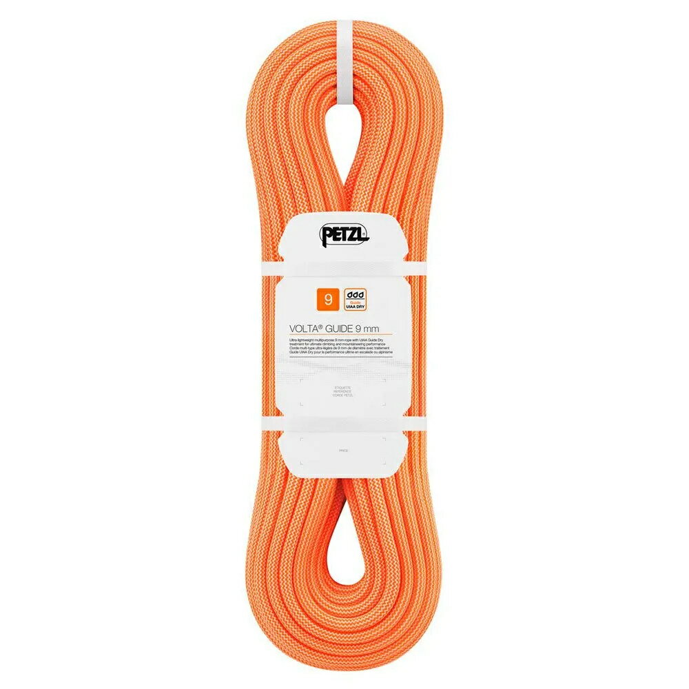 �ڥĥ� �ܥ륿 ������ 9 mm �� Orange �� | PETZL Volta Guide 9.0 mm [t]