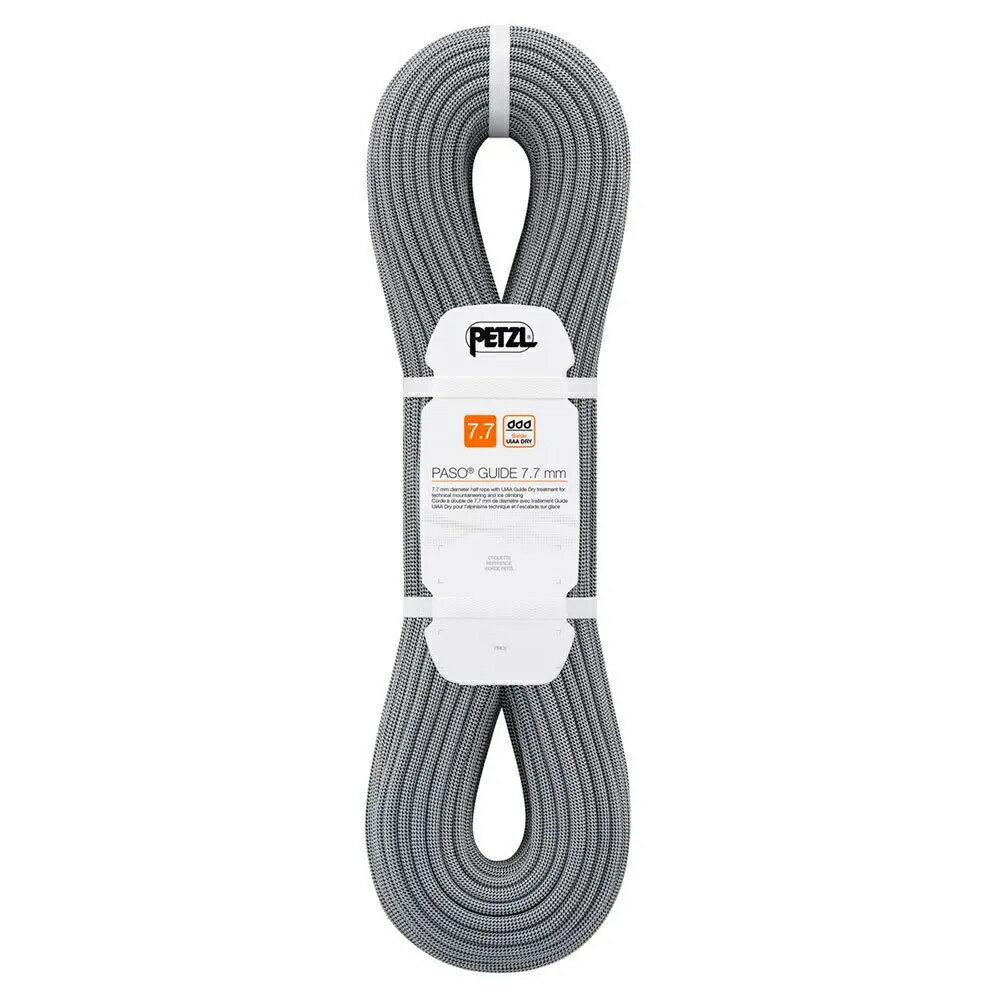 ペツル パソ ガイド 7.7 mm （ Grey ） | PETZL Paso Guide 7.7 mm [t]