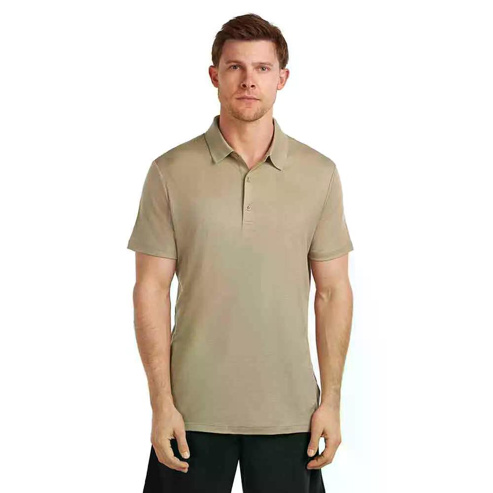 アイスブレーカー メリノ 150 テックライト ショートスリーブ ポロシャツ （ Flagstone ） | ICEBREAKER Merino 150 Tech Lite Short Sleeve Polo Shirt 