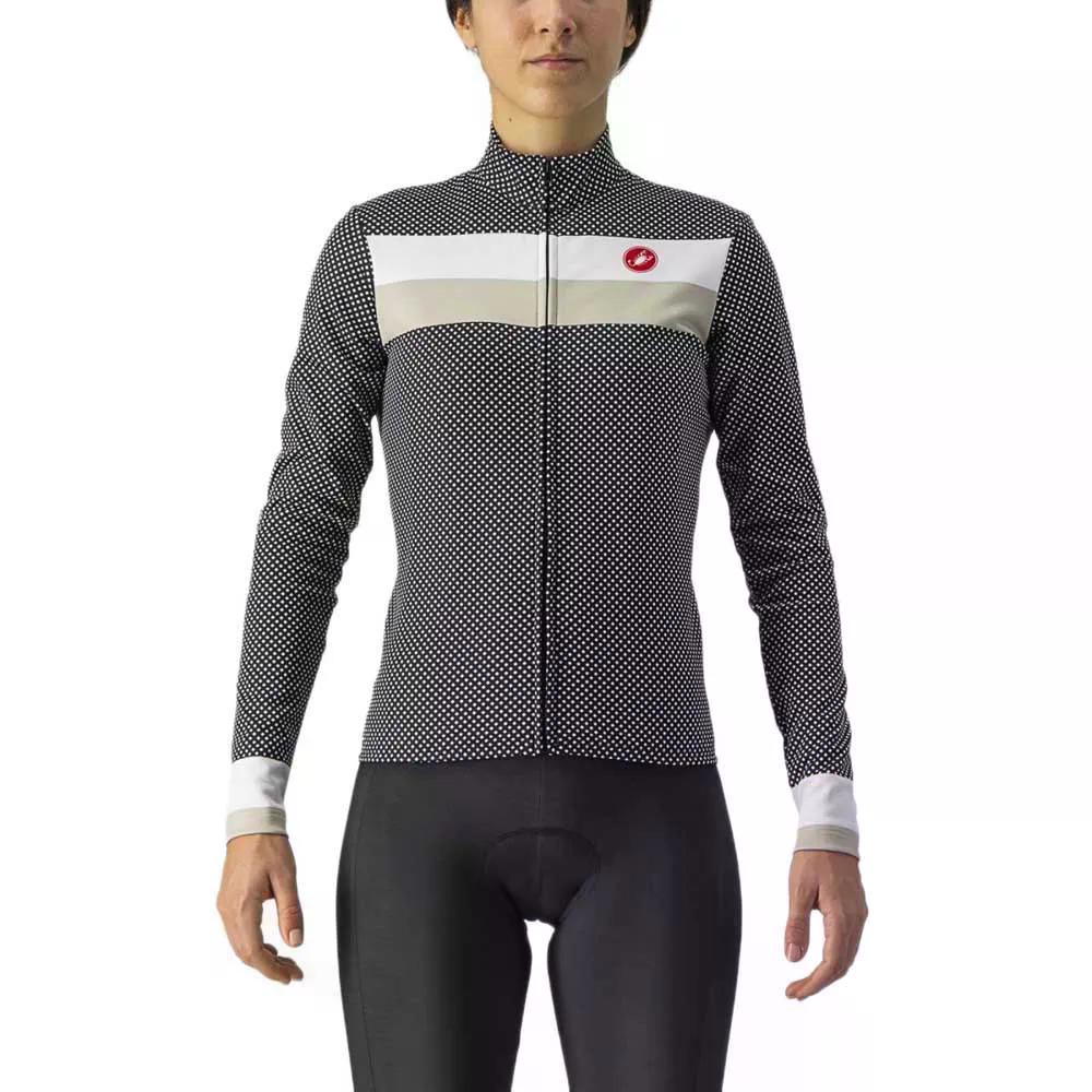 �����ƥ� �����顼�� ���󥰥��꡼�� ���㡼�� ��ǥ����� �� Black/White/Chalk �� | CASTELLI Volare long sleev...