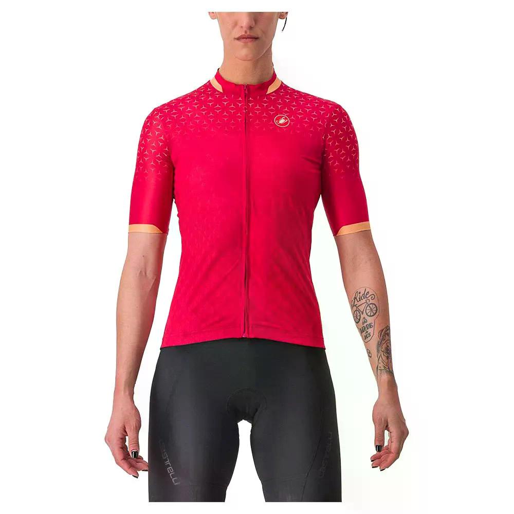樂天商城 - カステリ ペッツィ ショートスリーブ ジャージ レディース （ PersianRed ） | CASTELLI Pezzi short sleeve jersey Woman [t]