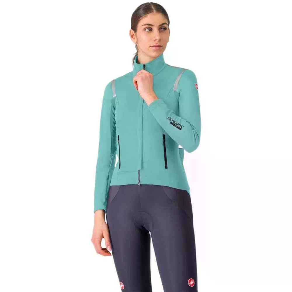 カステリ ペルフェット RoS 3 ジャケット レディース （ PoolBlue/BlackReflex ） | CASTELLI Perfetto RoS 3 jacket Woman 