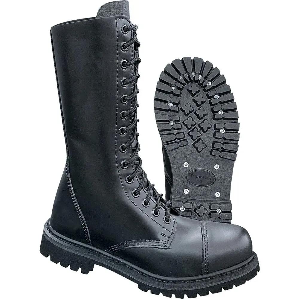 ブランディット ファントム 14 アイレット ブーツ （ Black ） | BRANDIT Phantom 14 Eyelet boots [t]