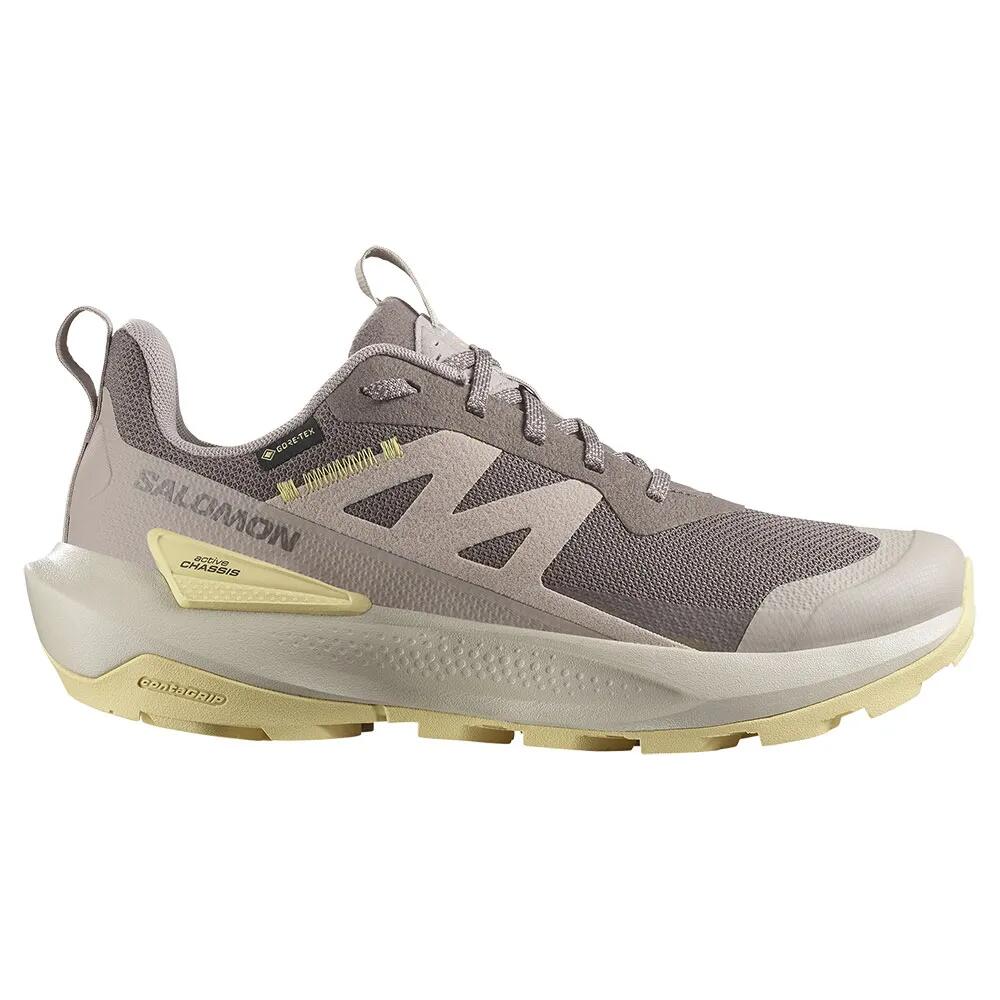 サロモン エリクサー アクティブ ゴアテックス レディース ハイキング シューズ （ Iron/Etherea/TucSunlight ） | SALOMON Elixir Activ gore-tex Women hiking shoes [t]