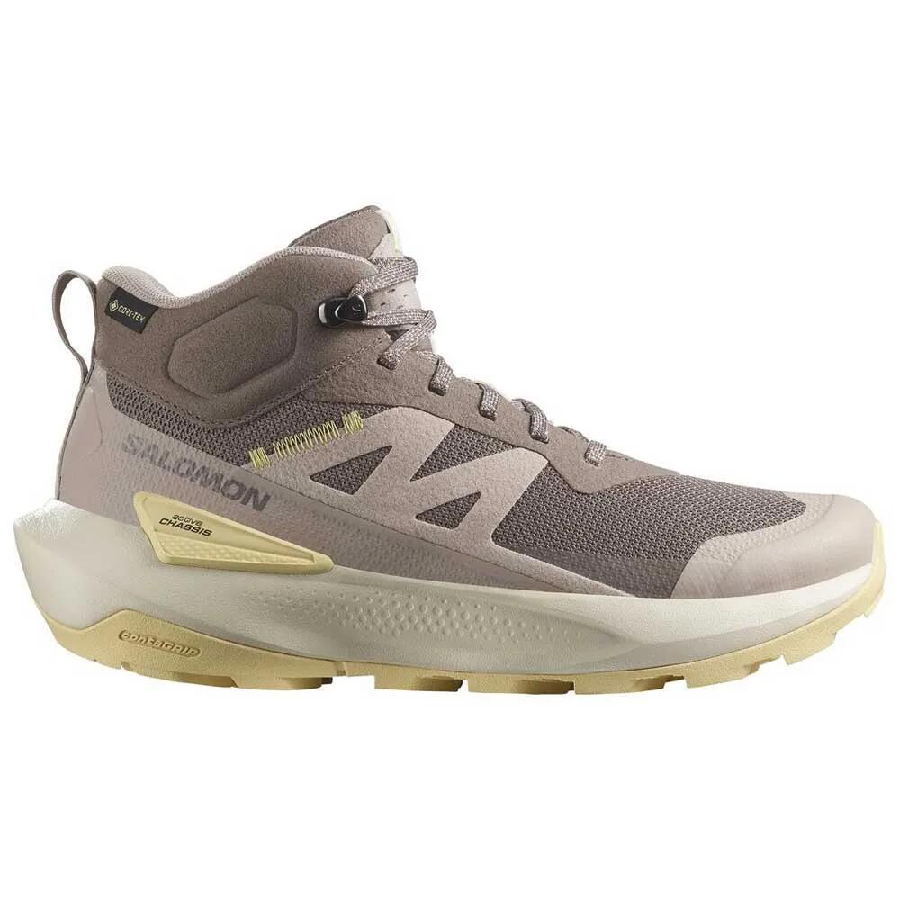 サロモン エリクサー アクティブ ミッド ゴアテックス レディース ハイキング シューズ （ Iron/Etherea/TucSunlight ） | SALOMON Elixir Activ Mid gore-tex Women hiking shoes [t]