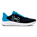 アンダーアーマー チャージド パーシュート 3 BL ランニングシューズ レディース ( Black/HorizonBlue/White ) | UNDER A...