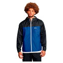 アンダーアーマー クラウドストライク カラーブロック シェル ジャケット ( Black / Tech Blue / Summit White ) | UNDE...