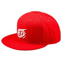 トロイ リー デザインズ フラット ビル バッジ キャップ ( TeamRed ) | TROY LEE DESIGNS Flat Bill Badge Cap...