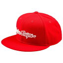 トロイ リー デザインズ フラット ビル シグネチャー キャップ ( TeamRed ) | TROY LEE DESIGNS Flat Bill Signat...