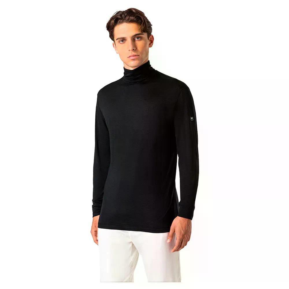 スーパー ナチュラル スキーイング ロール ネック スウェットシャツ （ JetBlack ） | SUPER.NATURAL Skiing Roll Neck sweatshirt [t]