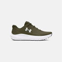 アンダーアーマー チャージド サージ 4 ランニング シューズ ( MarineODGreen/MarineODGreen/White ) | UNDER AR...
