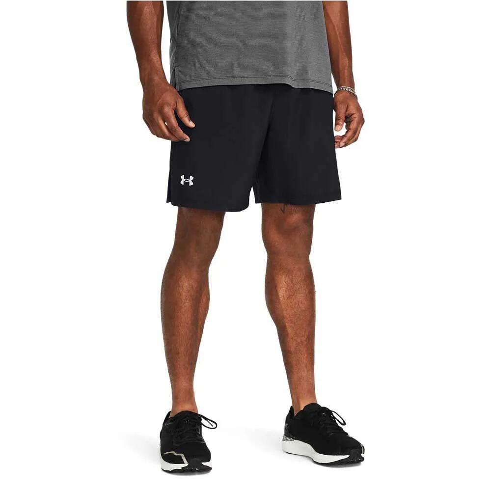 アンダーアーマー ローンチ 7インチ ショーツ レディース （ Black/Black/Reflective ） | UNDER ARMOUR Launch 7in shorts Woman [t]