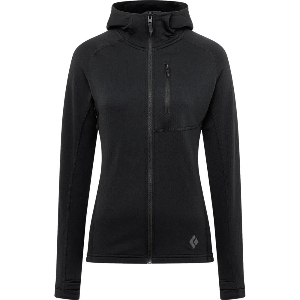 ブラックダイヤモンド コエフィシエント フーディー フリース レディース （ Black ） | BLACK DIAMOND Coefficient hoodie fleece Women [t]