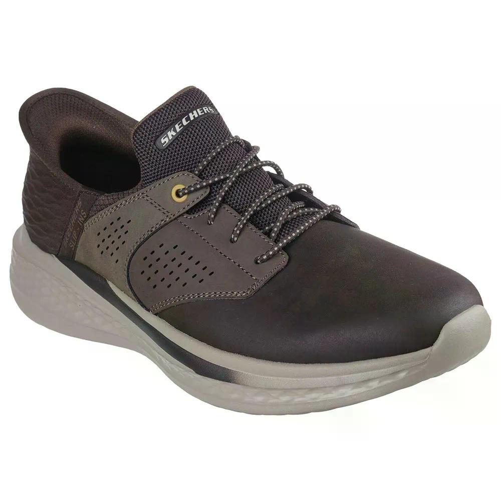 樂天商城 - スケッチャーズ スレイド スニーカー （ ChocolateLeather/Mesh/Synthetic ） | SKECHERS Slade Sneakers [t]