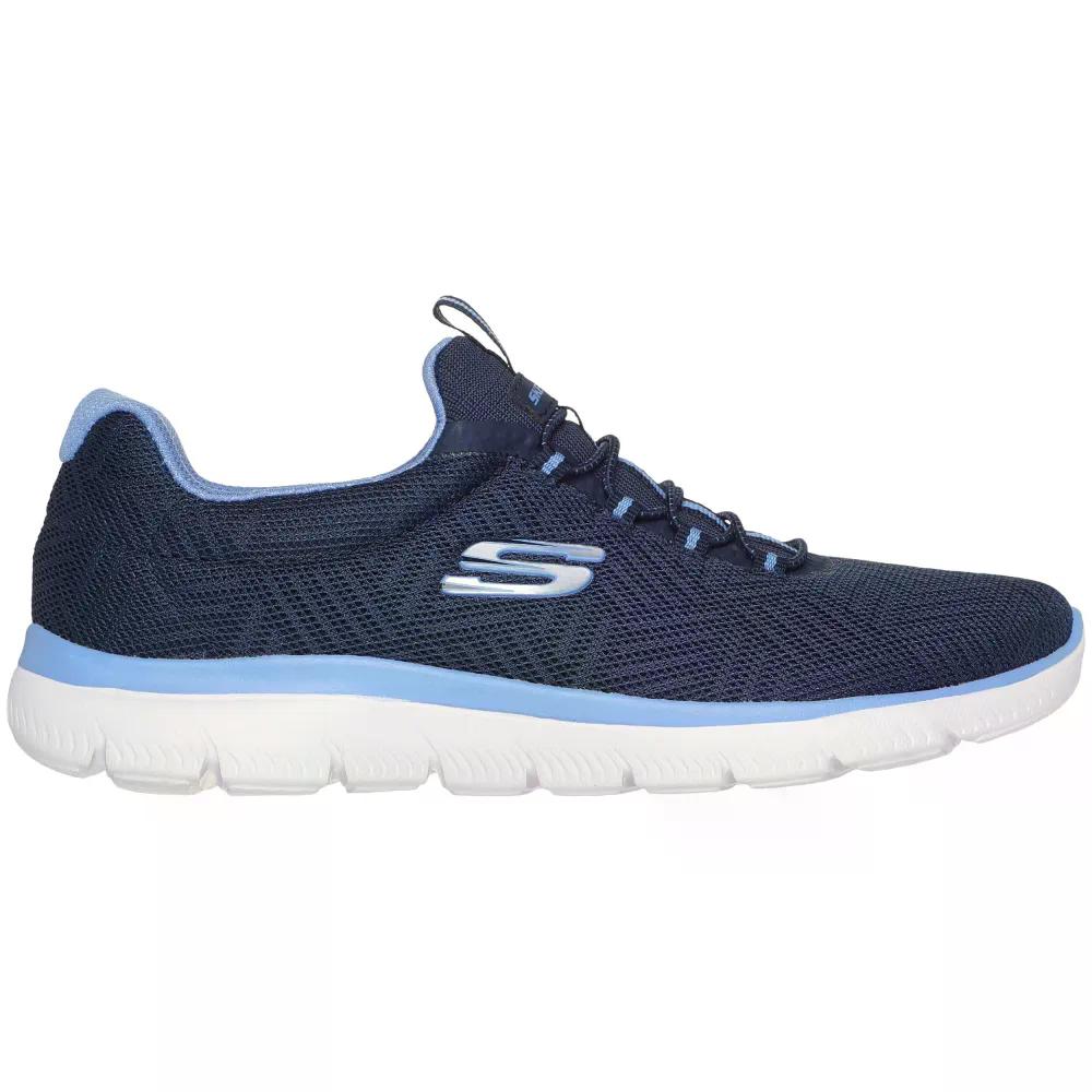 スケッチャーズ サミッツ アーティストリー シック スニーカー レディース （ Blue ） | SKECHERS Summits Artistry Chic Sneakers Woman [t]