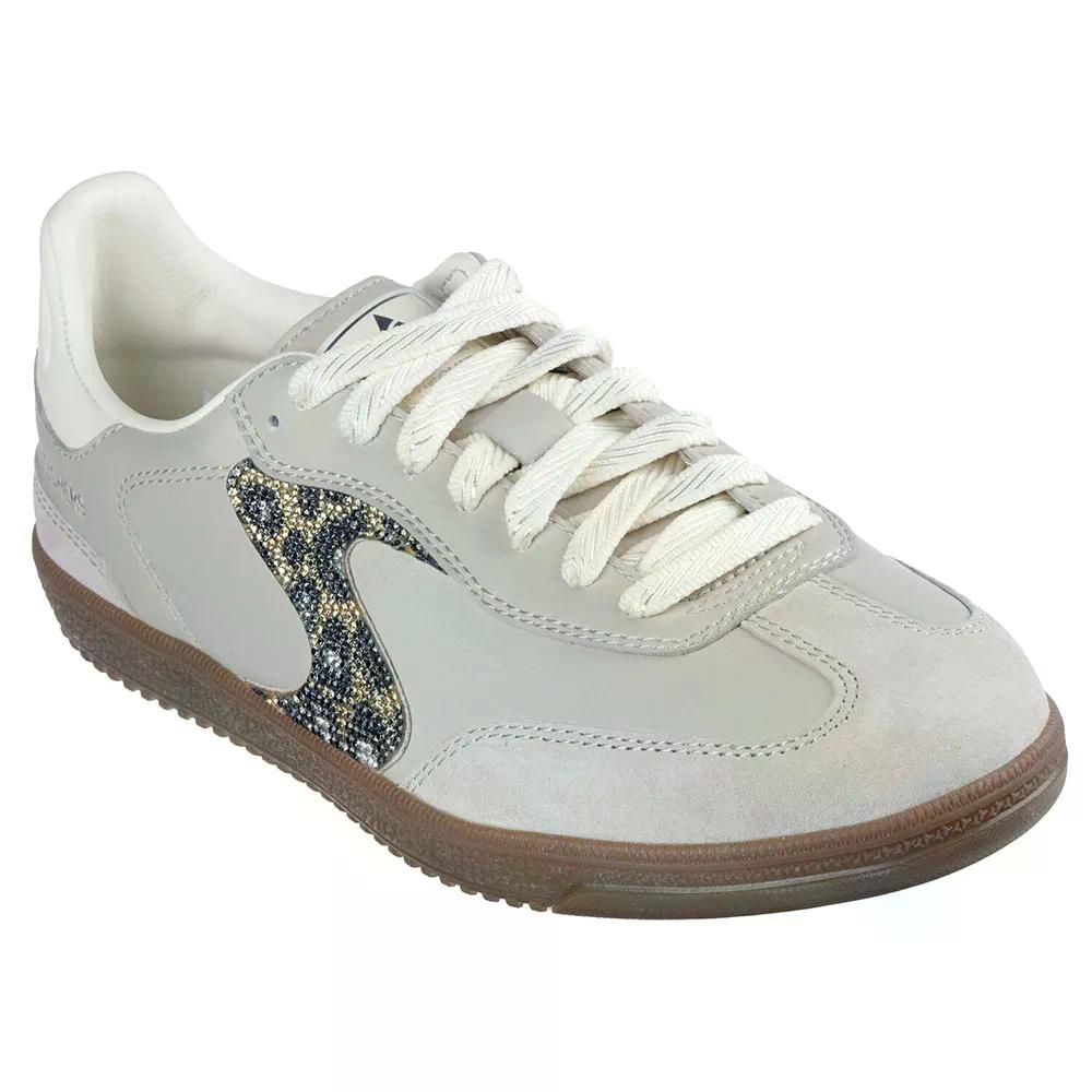 樂天商城 - スケッチャーズ ホットショット シマリング スポッツ スニーカー レディース （ TaupeDuraleather/Leather^/Trim ） | SKECHERS