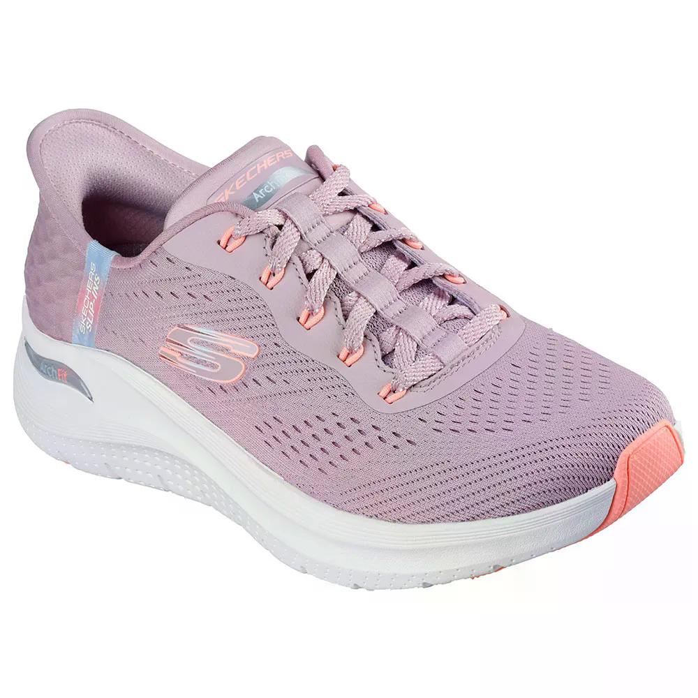 スケッチャーズ アーチ フィット 2.0 イージー シック スニーカー レディース （ MauveMesh/MultiTrim ） | SKECHERS Arch Fit 2.0 Easy Chic Sneakers Woman [t]