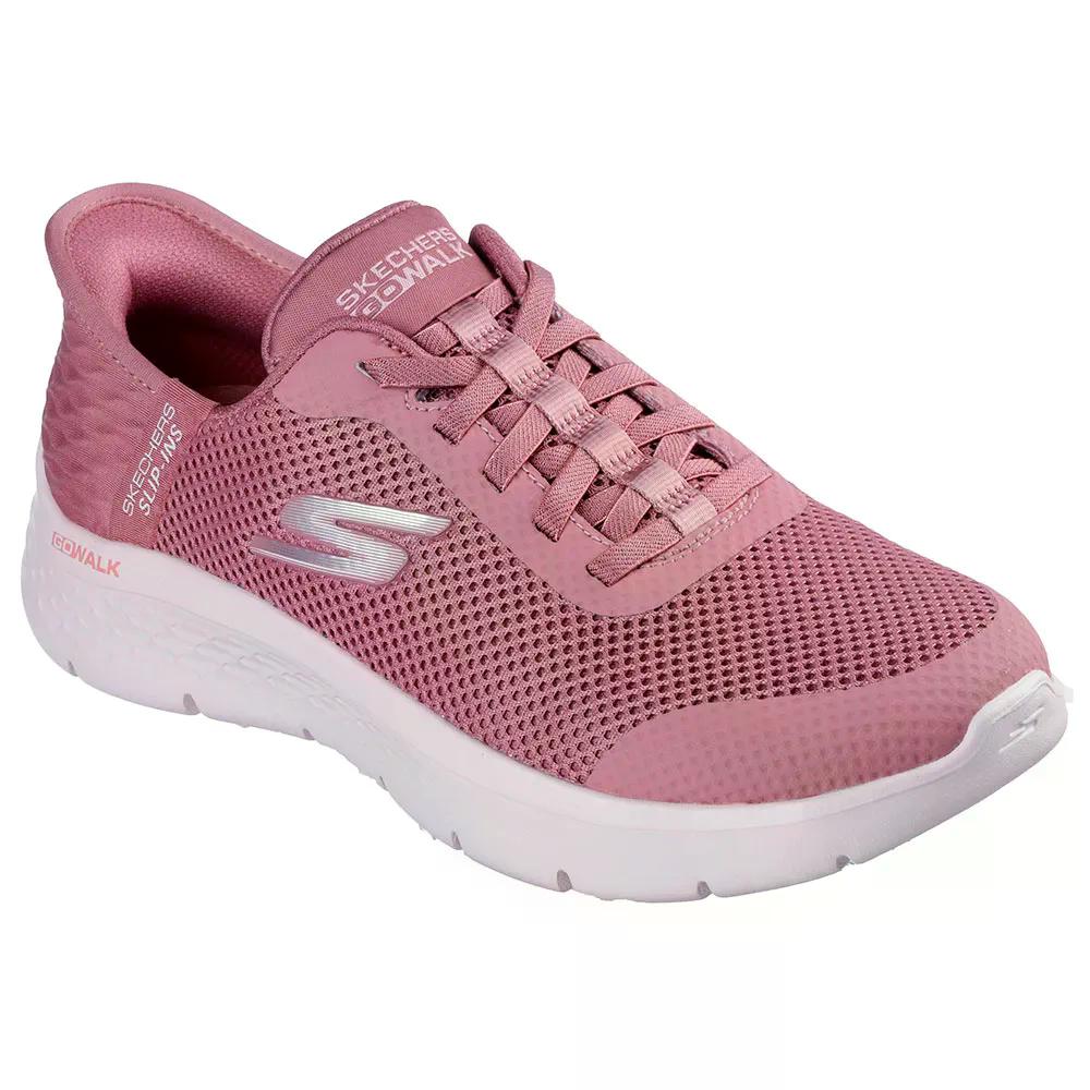 SKECHERS - スケッチャーズ ゴーウォーク フレックス グランド エントリー スニーカー レディース （ RoseTextile/Trim ） | SKECHERS GOwalk Flex Grand Entry Sneakers Woman [t]