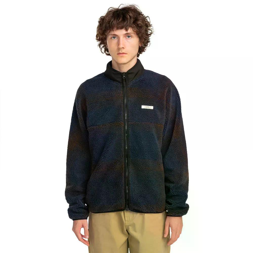 エレメント クラシック シェルパ フルジップ スウェットシャツ （ EclipseNavy/JavaPlaid ） | ELEMENT Classic Sherpa full zip sweatshirt [t]