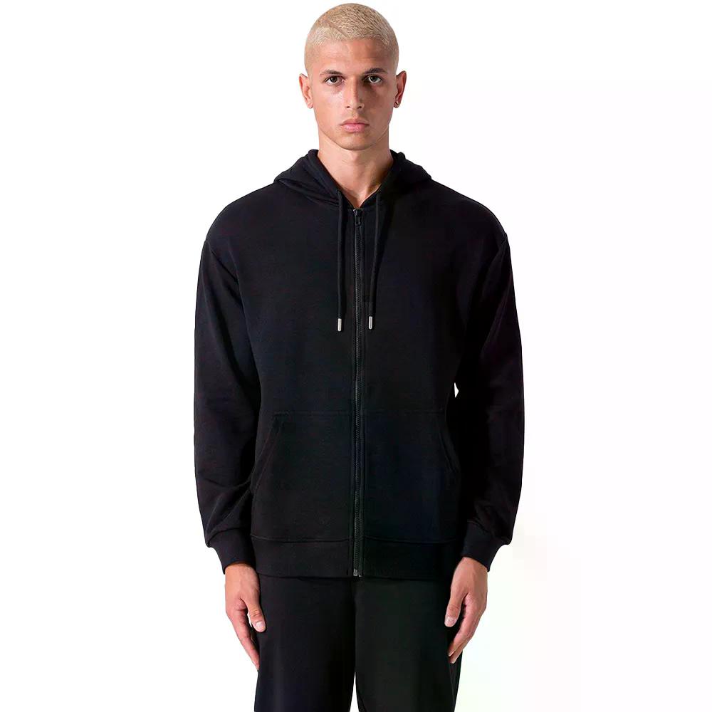 樂天商城 - エバーラスト バック スクエア ロゴ フルジップ スウェットシャツ （ Black/Black ） | EVERLAST Back square logo full zip sweatshirt [t]