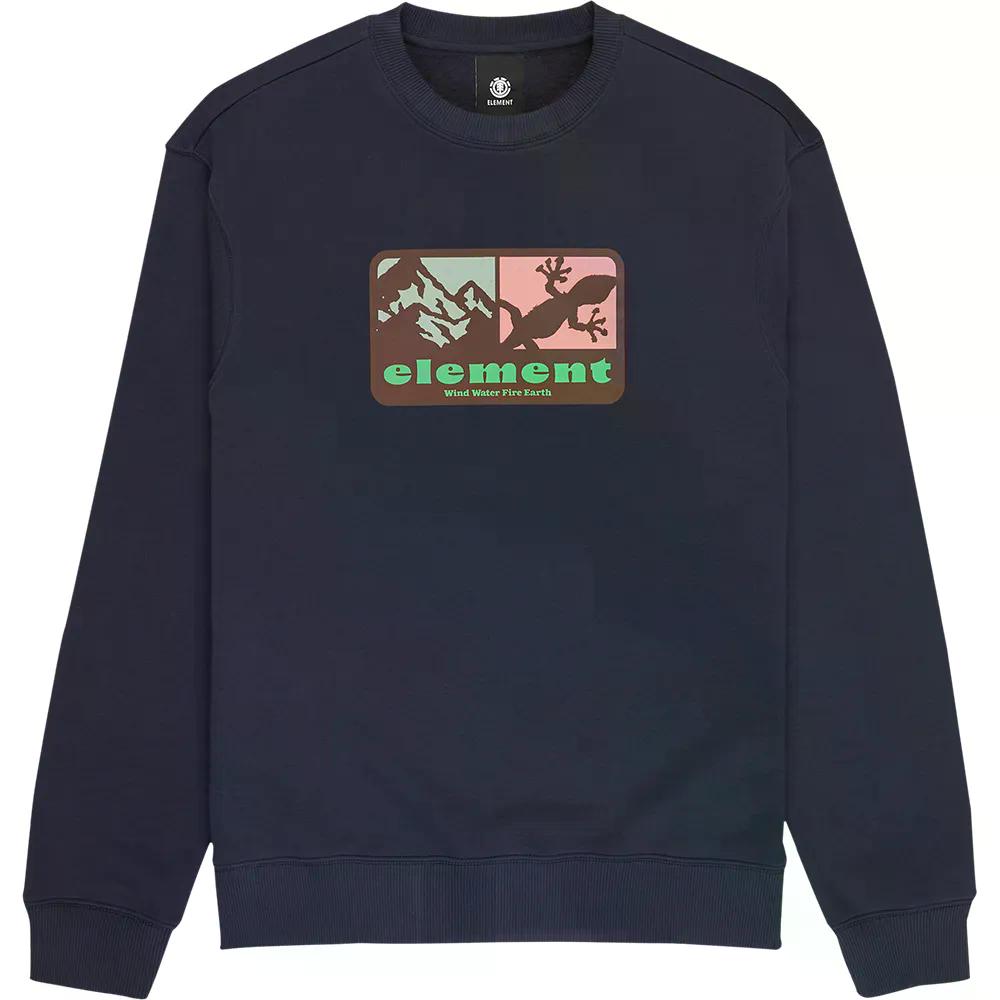 ELEMENT Memory sweatshirt （ EclipseNavy ） [t]