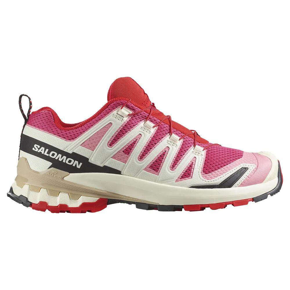 樂天商城 - サロモン XA プロ 3D V9 ウーマン トレイル ランニング シューズ （ Rouge Red / Vanilla Ice / Fiery Red ） | SALOMON XA Pro 3D V9 Women trail running shoes [t]