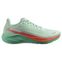 サロモン エアロ ブレイズ 2 ランニングシューズ レディース ( Bay/CherryTomato/ElectricGreen ) | SALOMON Aer...