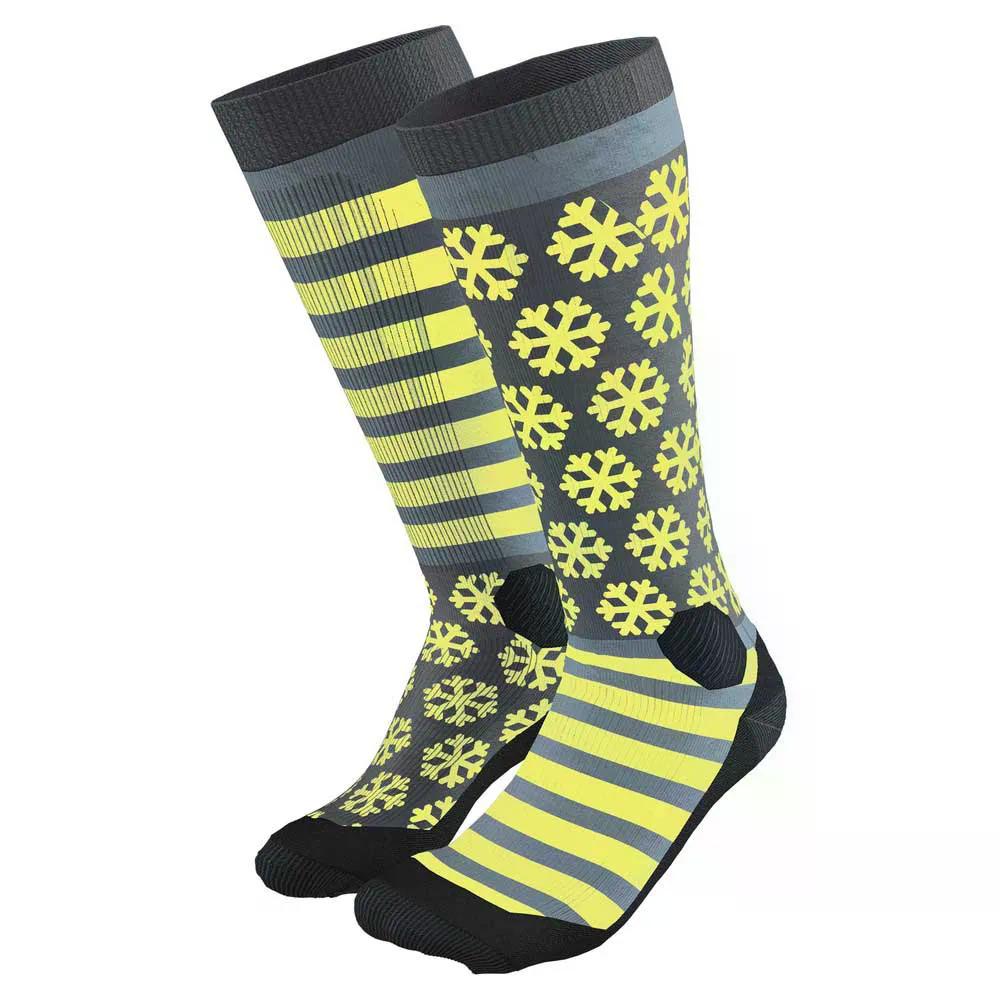 袜子 - ダイナフィット FT グラフィック ニーハイ ソックス （ SmokeBlue ） | DYNAFIT FT Graphic Knee High Socks [t]