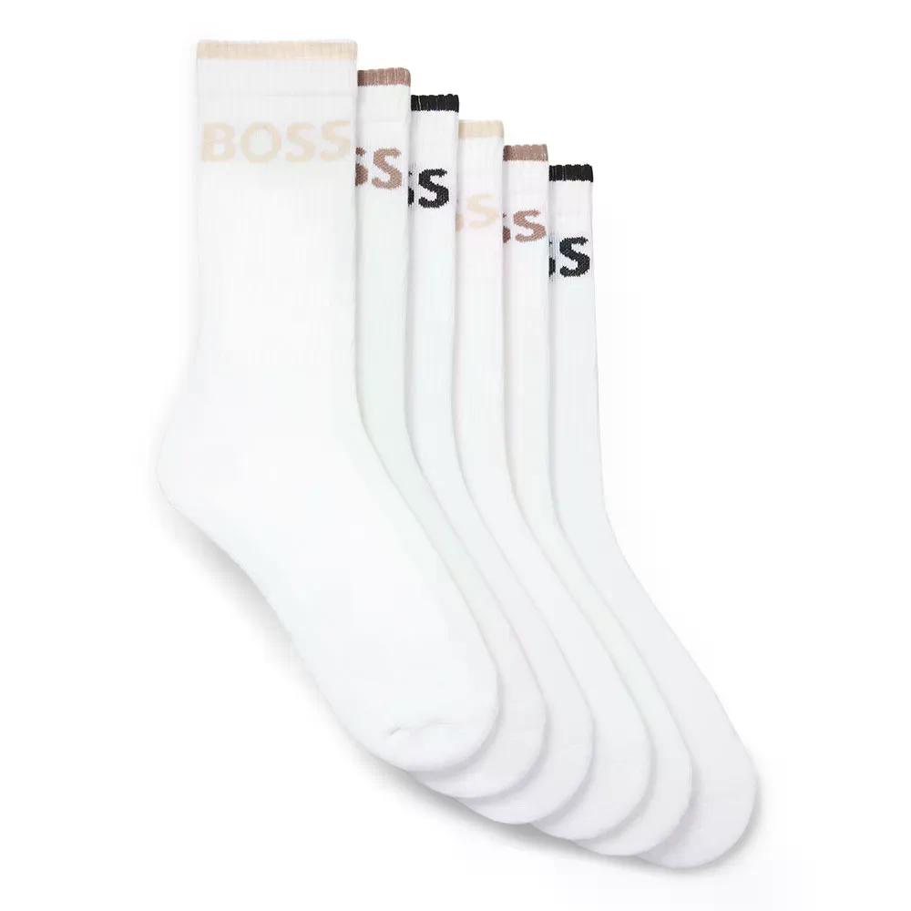ボス ストリップ CC 10257762 ソックス 6パック （ OpenMiscellaneous/Multicolor8 ） | BOSS Strip CC 10257762 Socks 6 Pack [t]