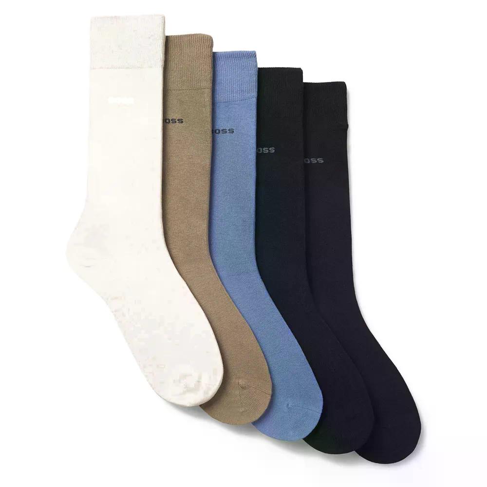 ボス ユニ カラー 10244642 01 アンクル ソックス 5パック （ OpenMiscellaneous ） | BOSS Uni Color 10244642 01 Ankle Socks 5 Pack [t]